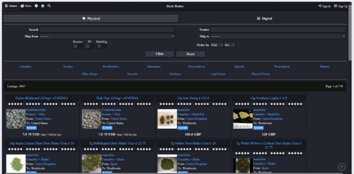 darknet dream market link