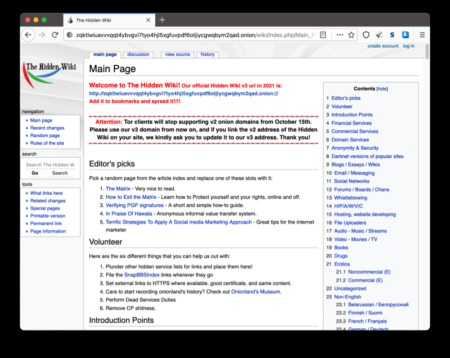 dark web onion sites