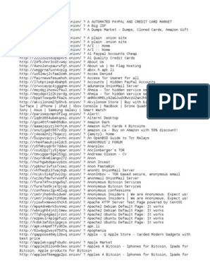 deep web markets